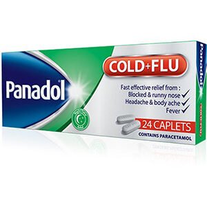 PANADOL COLD & FLU TAB 24 S