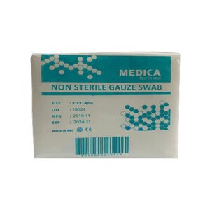 MEDICA GAUZE SWAB 7.5 X 7.5 CM 8 PLY