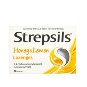 STREPSILS HONEY & LEMON 36'S LOZS