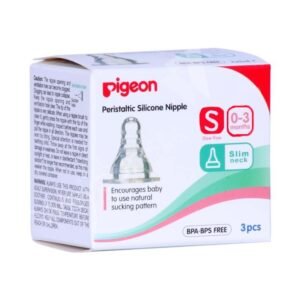 PIGEON SILICONE NIPPLE S-TYPE (S) 3 PC