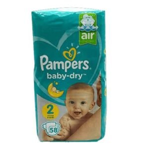 PAMPERS S 2 58 S ML DIAPER M6