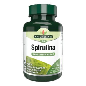 NATURES AID ORGANIC SPIRULINA 500 MG CAPS