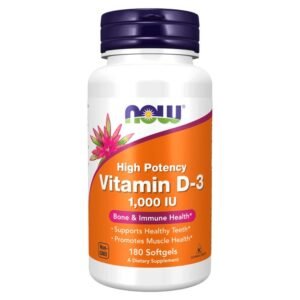 NOW VITAMIN D 3 1000IU 180'S