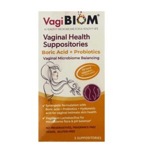 VAGIBIOM BORIC ACID + PROBIOTIC VAGINAL SUPPOSITORIES