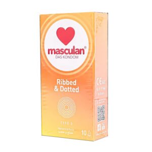 MASCULAN CONDOM RIBBED & DOTTED 10 S
