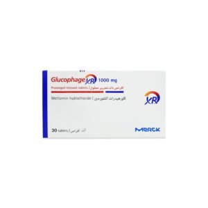 GLUCOPHAGE PROLONGED-RELEASE TABLET 1000 MG 30 PC