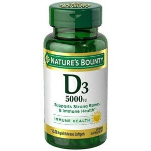 NATURES BOUNTY VITAMIN D3 5000IU 150 S