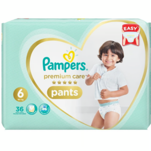 PAMPERS PREMIUM CARE  PANTS SIZE SIX 36 PANTS