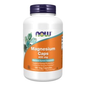NOW MAGNESIUM 400 MG CAPSULES 180S